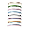 8Pcs 8 Colors Korean Waxed Polyester Cord Braided Bead Bracelets BJEW-FS00024-2