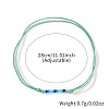 Glass Seed Beads Braided Bead Bracelets UB5281-2-2