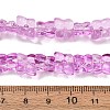 Transparent Glass Beads Strands GL-CBAAE04-01G-2