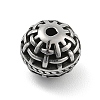 304 Stainless Steel Hollow Beads STAS-S173-22AS-2