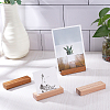 8Pcs 2 Color Wooden Card Holders Base AJEW-GA0003-66-4