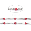 304 Stainless Steel Enamel Curb Chains CHS-P013-01P-04-2