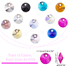 DICOSMETIC 240Pcs 12 Colors Glass Charms GLAA-DC0001-07-2