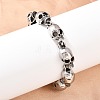 Halloween 304 Stainless Steel Link Chain Bracelets BJEW-D379-20B-AS-5