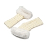Acrylic Fibers Knitting Fingerless Gloves PW-WG53A2A-08-2
