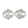 Non-Tarnish 304 Stainless Steel Connector Charms STAS-P344-11P-2