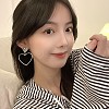 Valentine's Day Alloy Dangle Stud Earrings WG7BD97-01-2