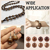 Natural Scentedros Wood Beads WOOD-TA0001-34-7