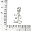 Brass European Dangle Charms LS-KK-Z097-01E-GP-3