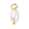 5Pcs Natural Cultured Freshwater Pearl Potato Charms PALLOY-JF02954-1