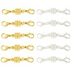 12Sets 2 Colors Brass Magnetic Clasps Converter KK-FS0001-95-1