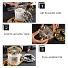 Zinc Alloy Candle Toppers AJEW-PH0017-57-4
