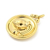 304 Stainless Steel Pendants Rhinestone Settings LS-STAS-O009-01K-G-2