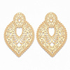 304 Stainless Steel Filigree Joiners STAS-S079-133-1
