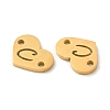 Ion Plating(IP) 304 Stainless Steel Connector Charms STAS-C081-04G-C-2