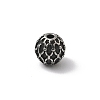 304 Stainless Steel Beads STAS-H238-08B-AS-1