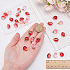 30Pcs 3 Styles Handmade Lampwork Fruit Pendants LAMP-WR0001-05-3