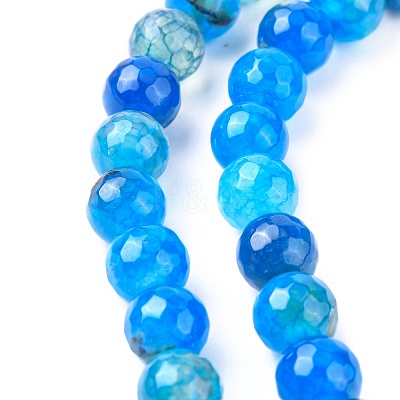 Natural Crackle Agate Bead Strands G-K166-07F-8mm-06-1