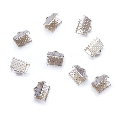 Iron Ribbon Crimp Ends X-E004Y-NF-1