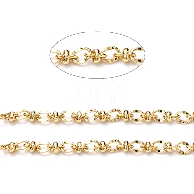 Handmade Brass Oval Link Chains CHC-I036-33G-1