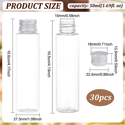 Plastic & Aluminum Cap Bottles MRMJ-WH0086-34-1