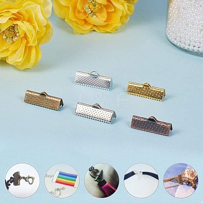 Iron Ribbon Crimp Ends Clamps IFIN-PH0023-36-1