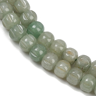 Natural Green Aventurine Beads Strands G-Z080-B12-8x6mm-1