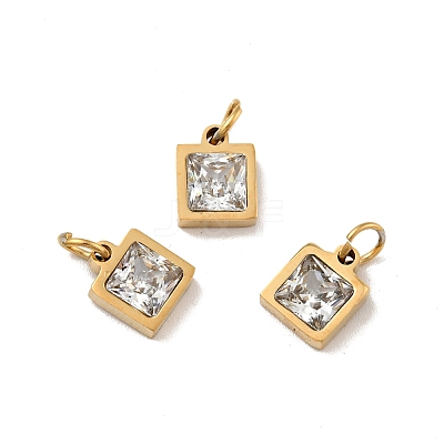 PVD Vacuum Plating 304 Stainless Steel Pendants STAS-D189-01G-B16-1