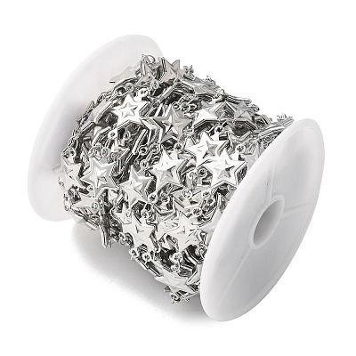 304 Stainless Steel Star Link Chains CHS-Z004-21P-1