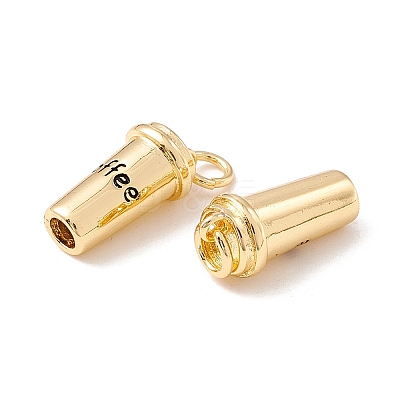 Brass Pendants X-KK-P217-18G-1
