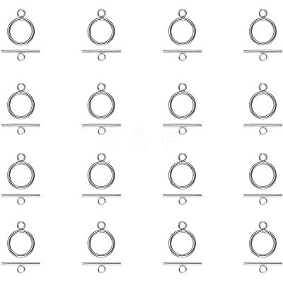 304 Stainless Steel Toggle Clasps STAS-PH0018-30P-1