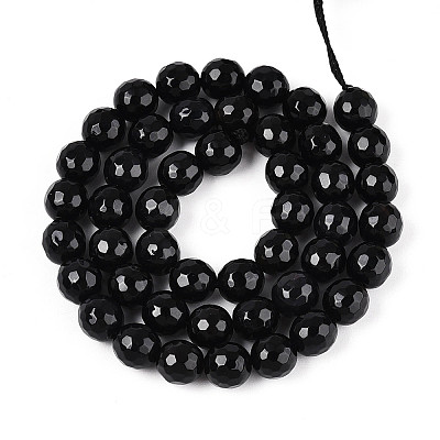 Natural Agate(Dyed & Heated) Beads Strands G-T139-8mm-88A-1