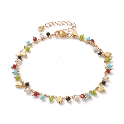 Charm Anklets AJEW-AN00363-1