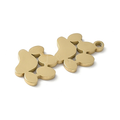 304 Stainless Steel Pendants STAS-E501-01G-02-1
