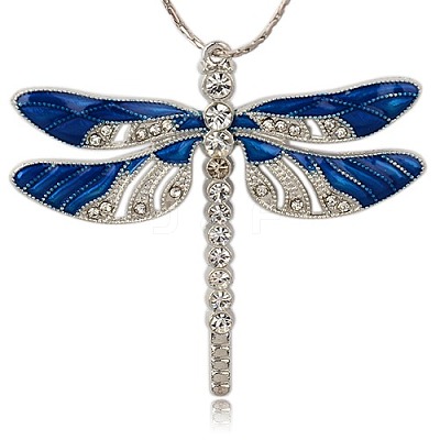 Alloy Enamel Dragonfly Big Pendants LS-ENAM-L034-03P-1