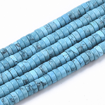 Synthetic Turquoise Beads Strands TURQ-N215-01G-1