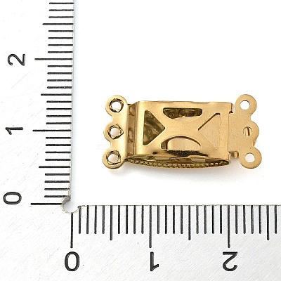 304 Stainless Steel Box Clasps STAS-M084-02B-G-1