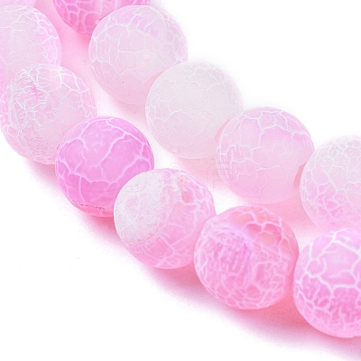 Natural Weathered Agate Beads Strands X-G-L534-06-6mm-1