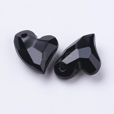 Opaque Acrylic Charms LS-X-MACR-G055-11mm-01-1