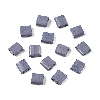 2-Hole Baking Paint Glass Seed Beads SEED-S023-17C-34-1