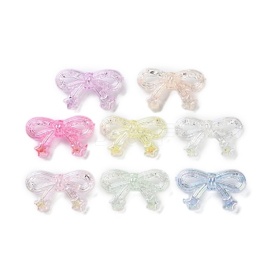 Transparent UV Plating Acrylic Beads PACR-D288-16-1