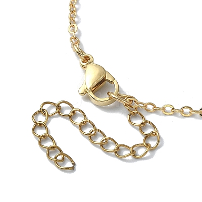 Natural Rose Quartz Round Pendant Necklaces NJEW-JN04565-01-1