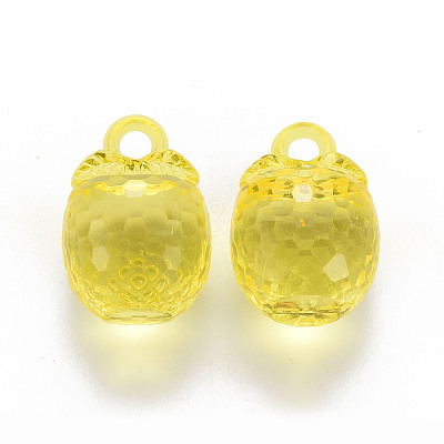 Autumn Theme Transparent Acrylic Pendants TACR-T024-04B-916-1