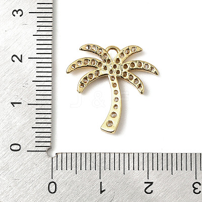 Brass Micro Pave Cubic Zirconia Pendants LS-KK-G534-01A-G-1