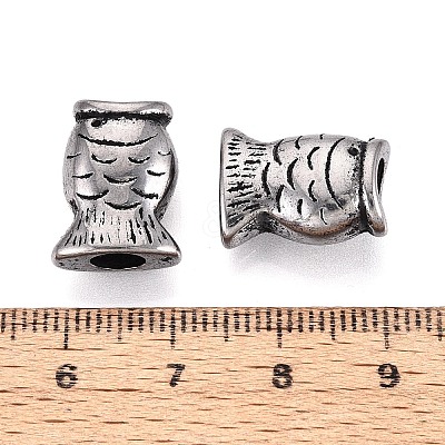 304 Stainless Steel European Style Large Hole Beads STAS-T072-107AS-1