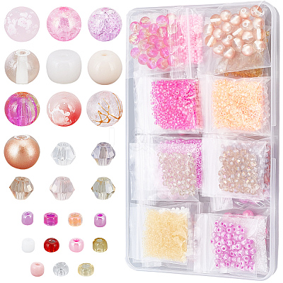 DIY Glass & Acrylic Beads Findings Kits DIY-PA0001-38-1