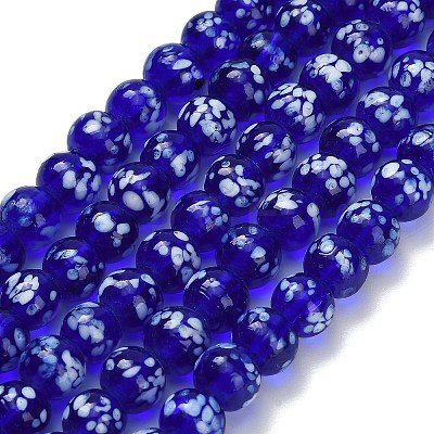 Handmade Lampwork Beads Strands LAMP-H071-01B-01-1