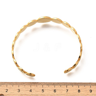 304 Stainless Steel Sun Cuff Bangles BJEW-F457-25G-1