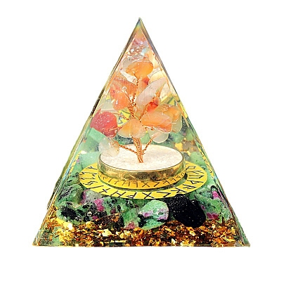 Orgonite Pyramid Resin Energy Generators PW-WG24475-01-1
