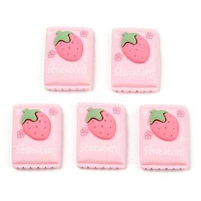 Opaque Resin Imitation Food Cabochons CRES-YWC0002-01A-1